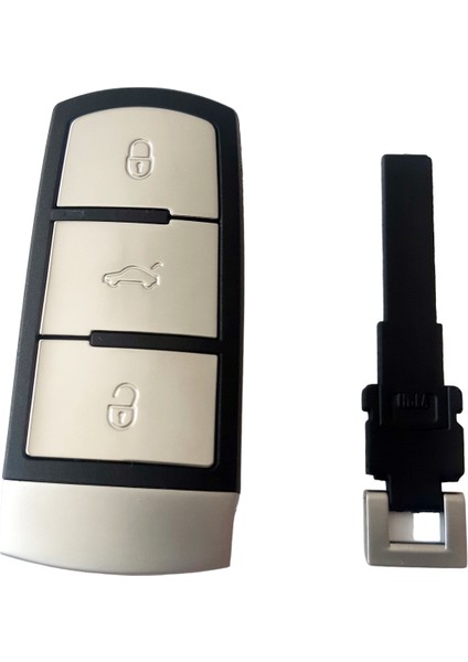 Volkswagen Passat B6 B7 Uyumlu Smart Kumanda Kabı Anahtar Kabı Oto Anahtarlık Logolu
