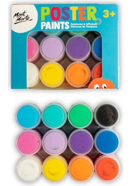 Poster Boya Seti 12 x 20 ml indirimleri