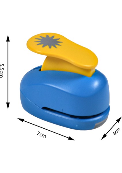 Şekilli Delgeç Güneş 2.5 cm KM8810