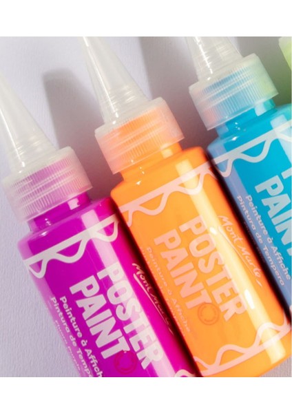 mm Fluoro Poster Boya Seti 6pc x 60 ml