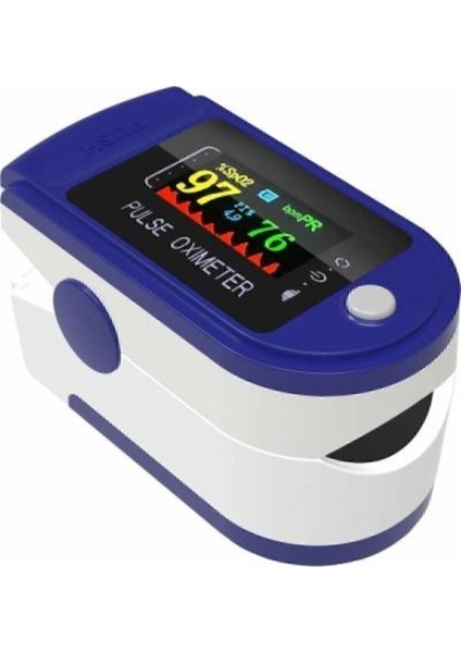 Tekno Trust Parmak Tipi Oksimetre Kan Oksijen Nabız Ölçer Oximeter 6007 Pilli LED