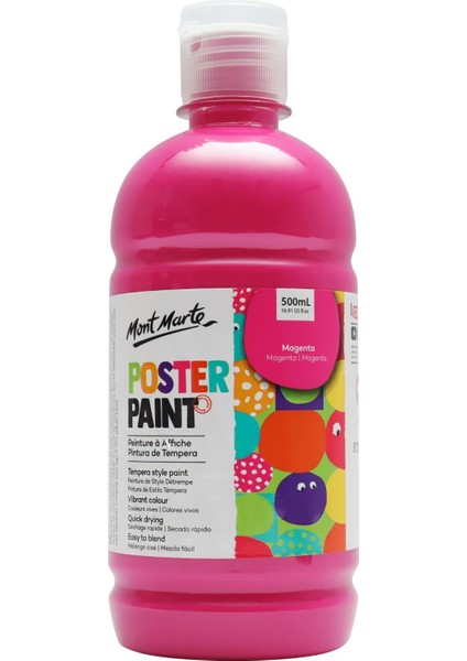 MONT MARTE Poster Boyası 500 ml Magenta