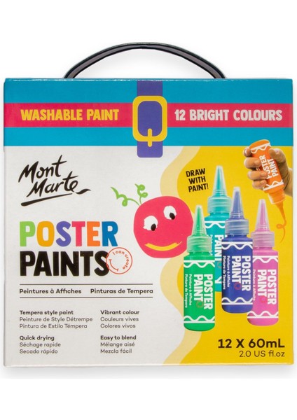 Poster Boya Seti 12PC x 60 ml