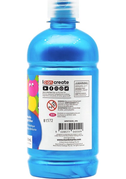 Poster Boyası 500 ml Metallic Bright Blue fiyatları