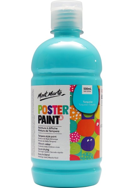 Poster Boyası 500 ml Turquoise