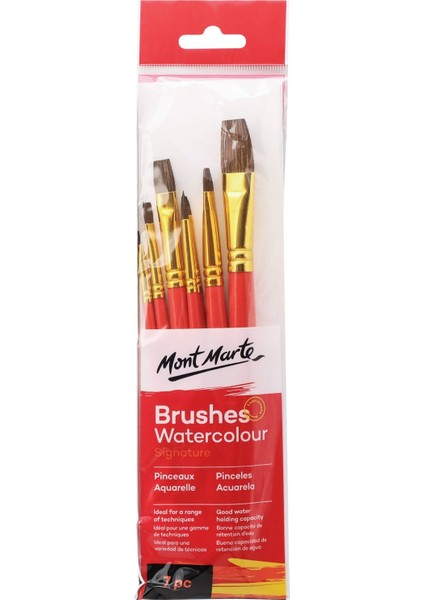 mm Gallery Serisi Fırça Seti Suluboya 7'li Signature