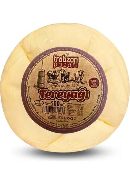 Trabzon Yöresel Az Tuzlu Tonya Tereyağı 500 gr