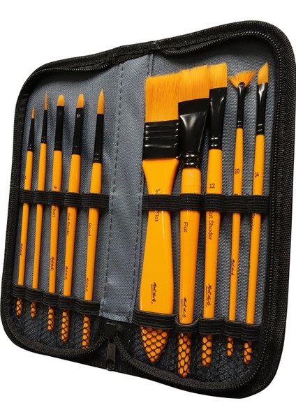 mm Çantalı Fırça Seti 11'li Akrilik Signature modelleri