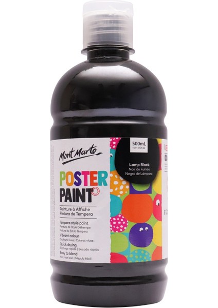 Poster Boyası 500 ml Lamp Black