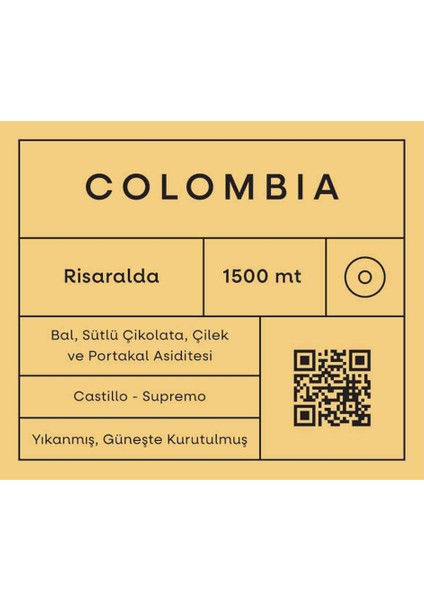 Kolombiya Filtre Kahve - 250 gr