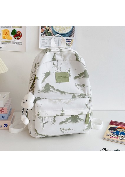 Bayan Üniversite Öğrencileri Için Basit ve Çok Yönlü Sırt Çantası, Şık, Büyük Kapasiteli Bilgisayar Seyahat Çantası, Lise ve Ortaokul Öğrencisi Sırt Çantası (Yurt Dışından)