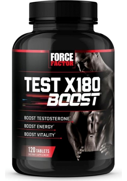 Test X180 Boost Male Testosterone Booster 120 Tablet usa Menşei 3639
