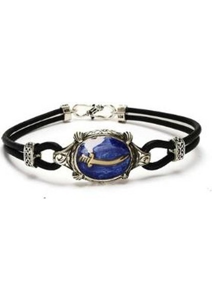 Zülfikar Kılıcı Deri Gümüş Erkek Bayan Bileklik fiyatları