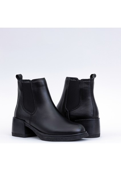 Deri Ökçeli Kauçuk Taban Kadın Chelsea Bot fiyatları