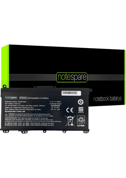 Hp ile Uyumlu 15-DA2044NT 1E0S2EA, 15-DA2045NT 1E0S3EA Notebook Batarya Pil