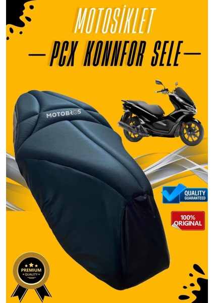Honda Pcx Özel Kalıp Visco Süngerli Ultra Konforlu Konfor Sele