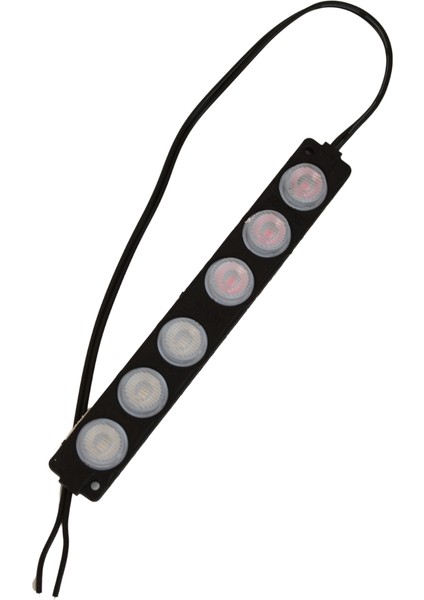12 Volt 6 Watt 6 Mercekli Animasyonlu Çakar Modül Kırmızı-Mavi (5 Adet)
