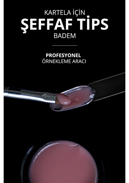 Tips Şeffaf Badem 50 li Kartela fiyatları