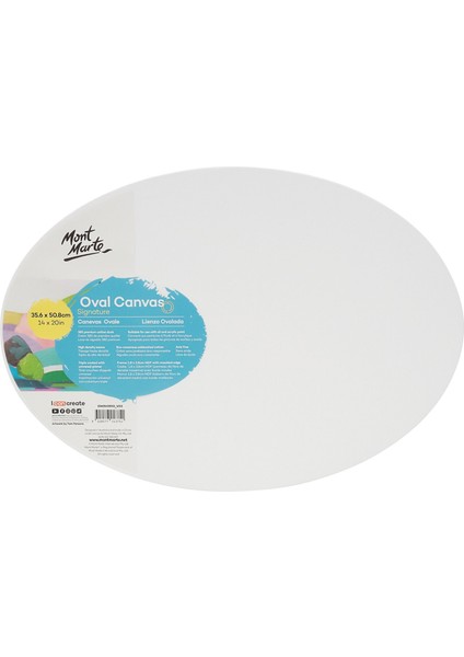 Signature Kanvas Oval D.T.35.6 x 50.8 cm