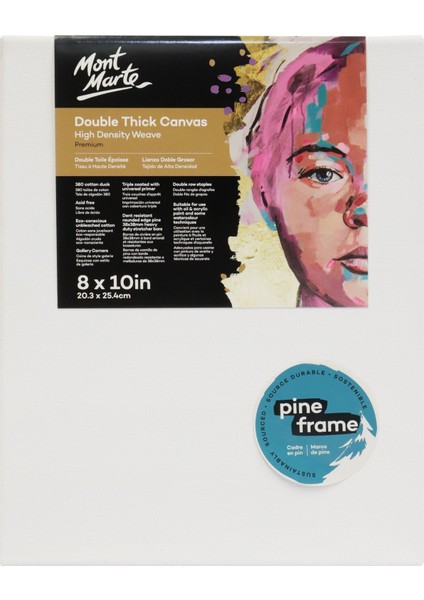 Kanvas Çam Çerçeve Dt 20.3 x 25.4 cm