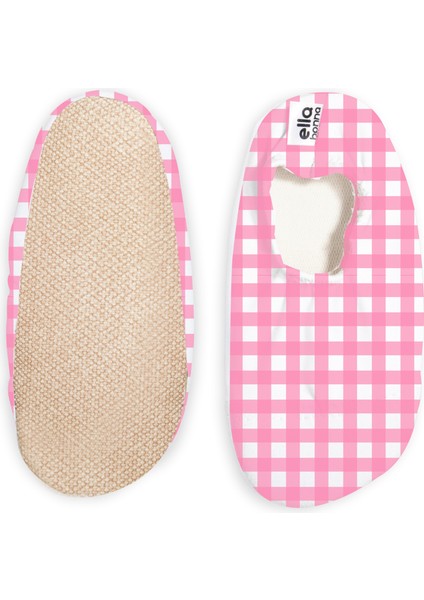 Kaydırmaz Taban, Unisex Bebek, Çocuk Deniz Ayakkabısı, Havuz Patiği, Pembe Çizgili