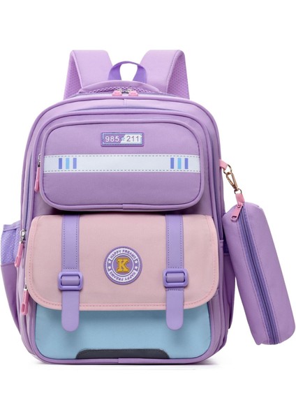 Ilkokul Çantaları Iki Parçalı Set Büyük Kapasiteli Çocuk Sırt Çantaları Yükü Azaltıyor (Yurt Dışından)