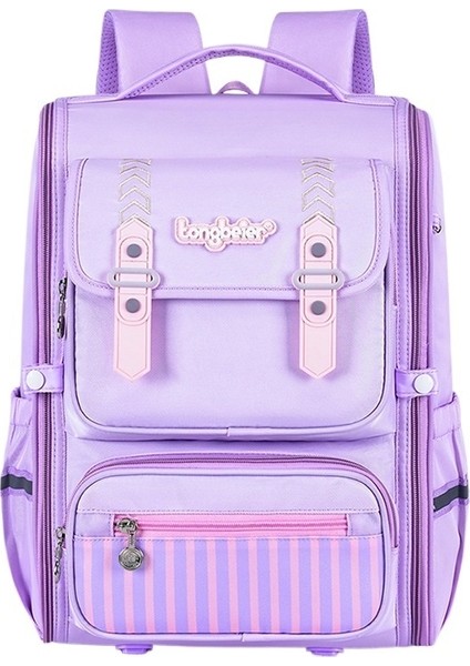 Okul Çantası Çocukların Omurga Koruması ve Yükün Azaltılması Ilkokul Öğrencileri 1, 2, 3, 4, 5 ve 6. Sınıf Öğrencileri Için Büyük Kapasiteli Kapaklı Ultra Hafif Erkek ve Kız Çocukları (Yurt Dışından)