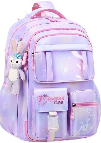 Ilkokul 1'den 6'ncı Sınıfa Kadar Okul Çantaları, Kızlar Için Hafif ve Basit Sırt Çantaları, Ortaokul Kız Çocukları Için Kalp Dostu Çocuk Sırt Çantaları (Yurt Dışından)