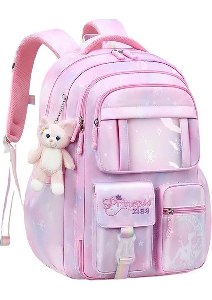 Ilkokul 1'den 6'ncı Sınıfa Kadar Okul Çantaları, Kızlar Için Hafif ve Basit Sırt Çantaları, Ortaokul Kız Çocukları Için Kalp Dostu Çocuk Sırt Çantaları (Yurt Dışından)