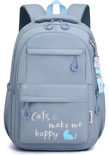 Ilkokul Okul Çantaları 2-6. Sınıflar Için Kore Versiyonu Büyük Kapasiteli Hafif Rahat Sırt Çantası Orta ve Lise Kız Sırt Çantası (Yurt Dışından)