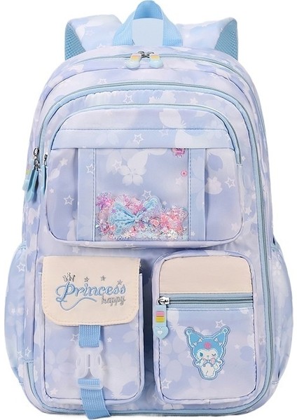 Kuromi Ilkokul Çantası Kızların Birinci Sınıftan Altıncı Sınıfa Kadar Olan Ultra Hafif, Omurgayı Koruyan Çocuk Sırt Çantası (Yurt Dışından)