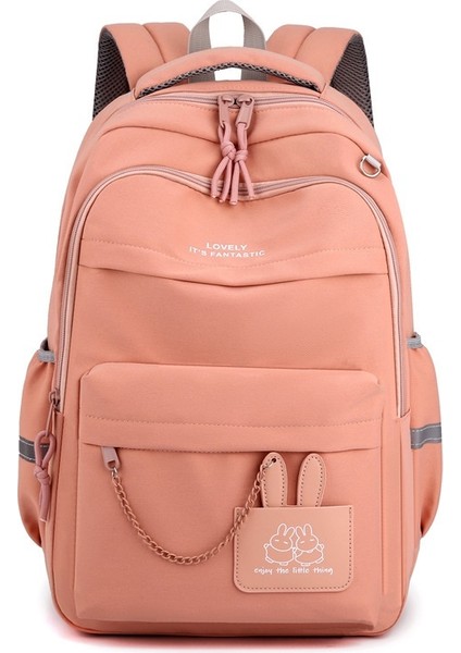 Orta ve Lise Öğrencileri Için Yeni Okul Çantası, Orman Tarzı Modaya Uygun Düz Renk Sırt Çantası, Japon Tarzı Küçük Taze Kız Rahat Sırt Çantası (Yurt Dışından)