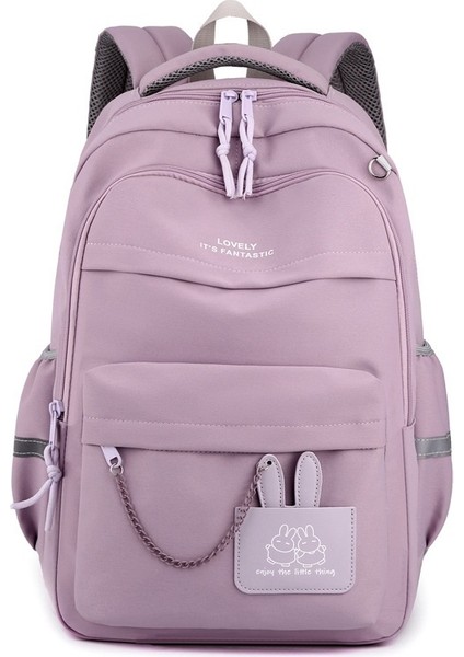 Orta ve Lise Öğrencileri Için Yeni Okul Çantası, Orman Tarzı Modaya Uygun Düz Renk Sırt Çantası, Japon Tarzı Küçük Taze Kız Rahat Sırt Çantası (Yurt Dışından)