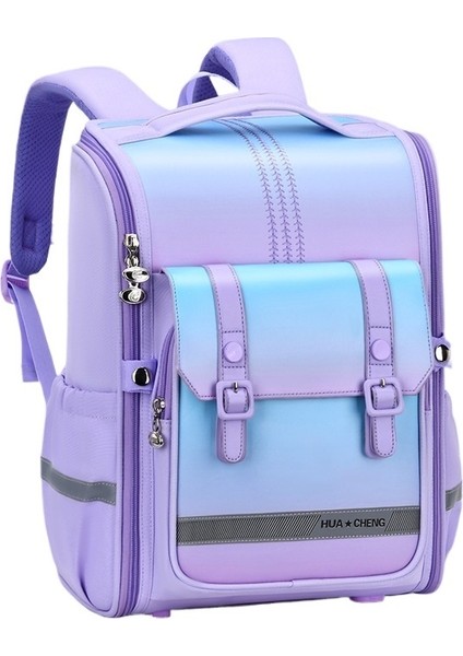 Yeni Çocuk Su Geçirmez Moda Okul Çantası Ilkokul Erkek ve Kız Sınıf 1-6 Büyük Kapasiteli Hafif Okul Çantası (Yurt Dışından)