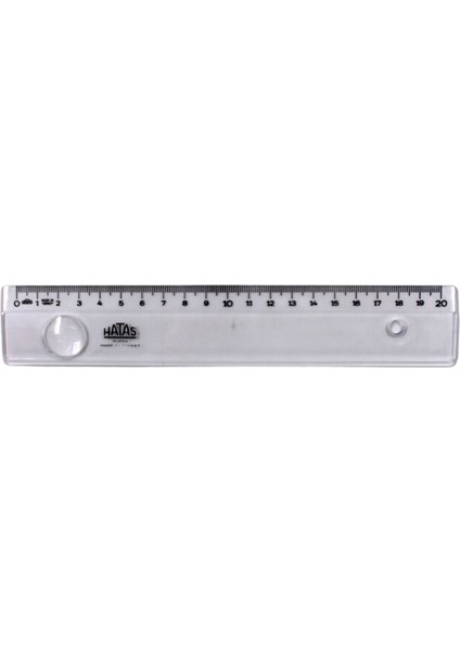 0151 20 cm Mercekli Geniş Büro Cetveli