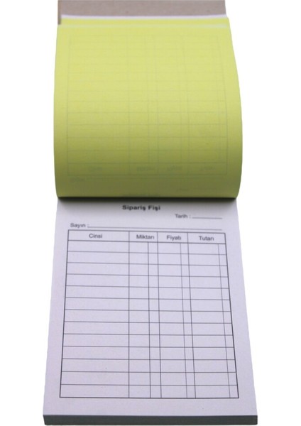 1 x 50 Sipariş Fişi Otocopy