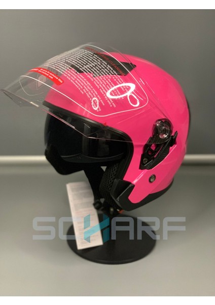 Scharf JK-526 Güneş Vizörlü Yarım Kask