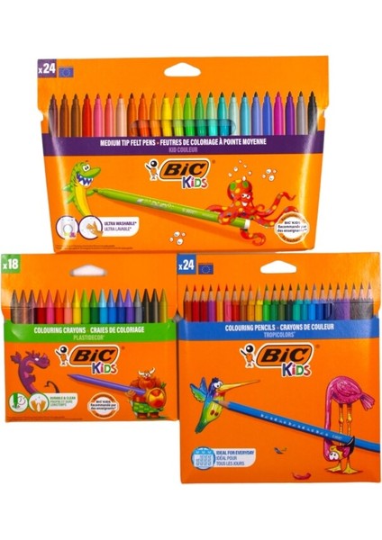 Bic Anaokulu ve Ilkokul 3 Parça Premium Boya Seti fiyatları