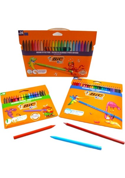 Bic Anaokulu ve Ilkokul 3 Parça Premium Boya Seti modelleri