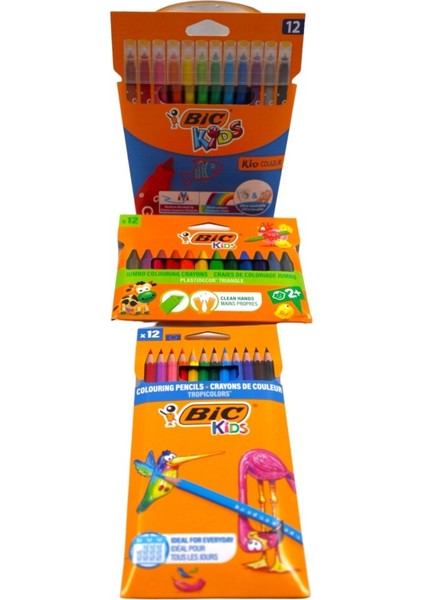 Bic Ilkokul 3 Parça Boya Seti-1