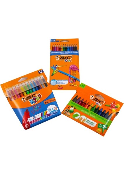 Bic Ilkokul 3 Parça Boya Seti-1 modelleri