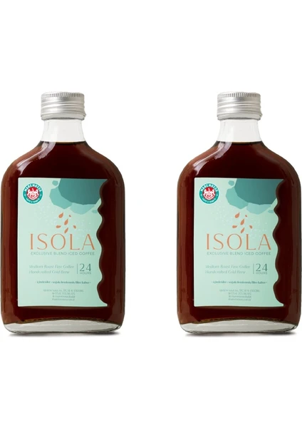 Mare Mosso Caffe ê Vendite Isola Cold Brew Coffee 2'li Set (2X200ML.)