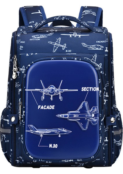 Yeni Ilkokul Öğrencisi Karikatür Okul Çantası Erkek 1-3-6 Sınıf Hepsi Bir Arada Açık Büyük Kapasiteli Çocuk Çantası (Yurt Dışından)