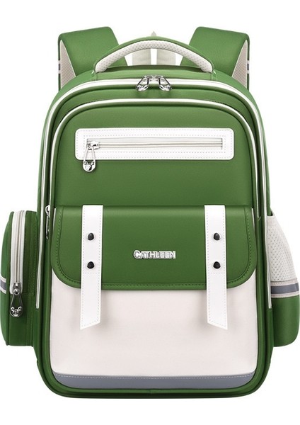 Ilkokul Öğrencisi Okul Çantası Ingiliz Tarzı 1-6. Sınıf Erkek ve Kız Çocuk Okul Çantası Büyük Kapasiteli Sırt Çantası (Yurt Dışından)