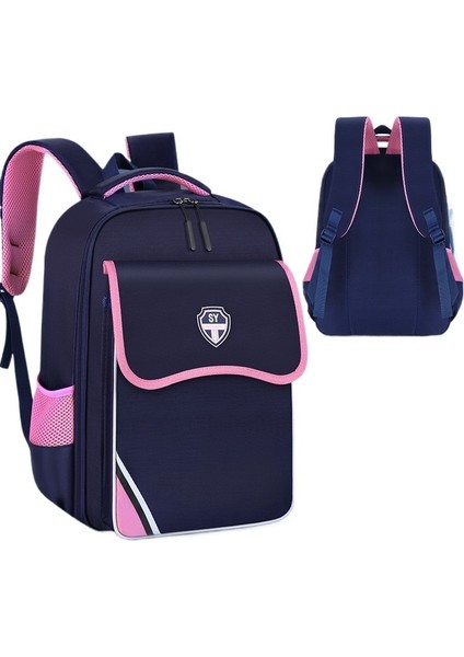 Ingiliz Tarzı Ilkokul Öğrencisi Okul Çantası, Büyük Kapasiteli, Çok Katmanlı, Ultra Hafif, Omurgayı Koruyan, Tamamen Açık Sırt Çantası (Yurt Dışından)