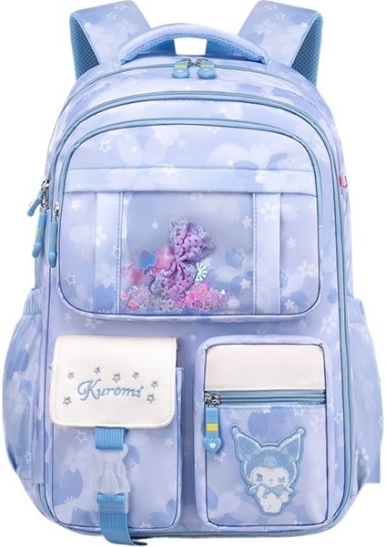 Kuromi Tatlı Ilkokul Çantası Kızlar Buzdolabı Kapısı Büyük Kapasiteli Çok Cepli Sırt Çantası (Yurt Dışından)