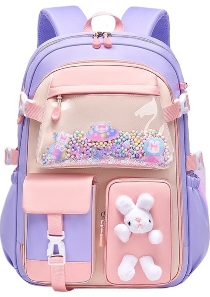 Ilkokul Kızları, Üçüncü ve Altıncı Sınıf Kızlar Için Yeni Karikatür Okul Çantası, Basit Bataklık, Ultra Hafif Çocukların Yükünü Azaltan Sırt Çantası (Yurt Dışından)