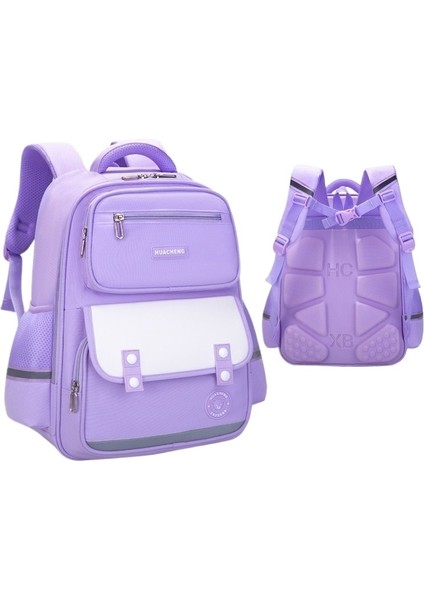 Sevimli Karikatür Çocuk Sırt Çantası Hafif Nefes Alabilir Su Geçirmez Büyük Kapasiteli Ilköğretim Okul Çantası (Yurt Dışından)