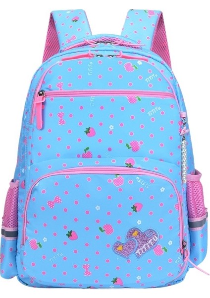 Kore Tarzı Çocuk Okul Çantası Ilkokul Kız Sınıf 1-3-6 Su Geçirmez Sevimli Prenses Sırt Çantası (Yurt Dışından)