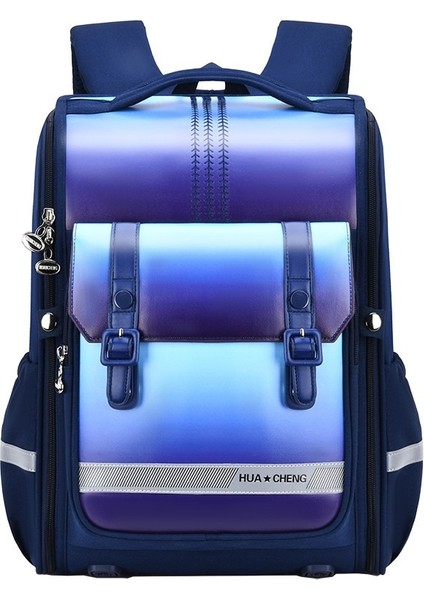 Yeni Çocuk Su Geçirmez Moda Okul Çantası Ilkokul Erkek ve Kız Sınıf 1-6 Büyük Kapasiteli Hafif Okul Çantası (Yurt Dışından)